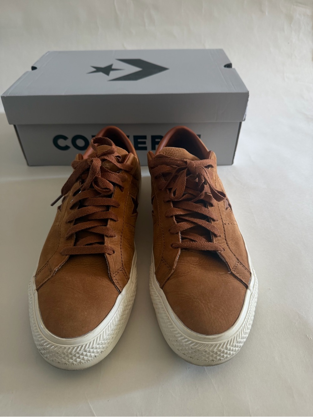 Converse One Star Low Top Sneakers - Brown Suede - Picture 3 of 7